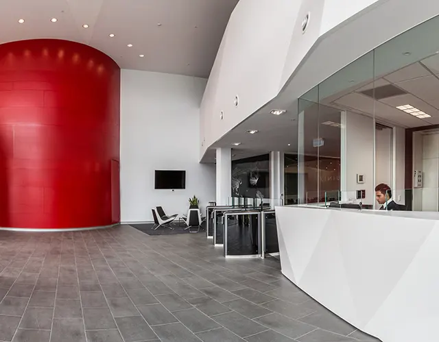 Equinix Entrance lobby